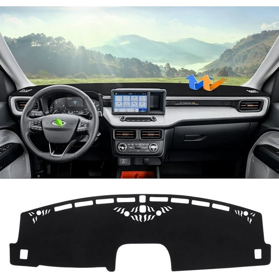 JJMY For Ford Maverick 2022-2025 Dashboard Cover Non-slip Dash Cover Mat UV Protect , 1 Pack