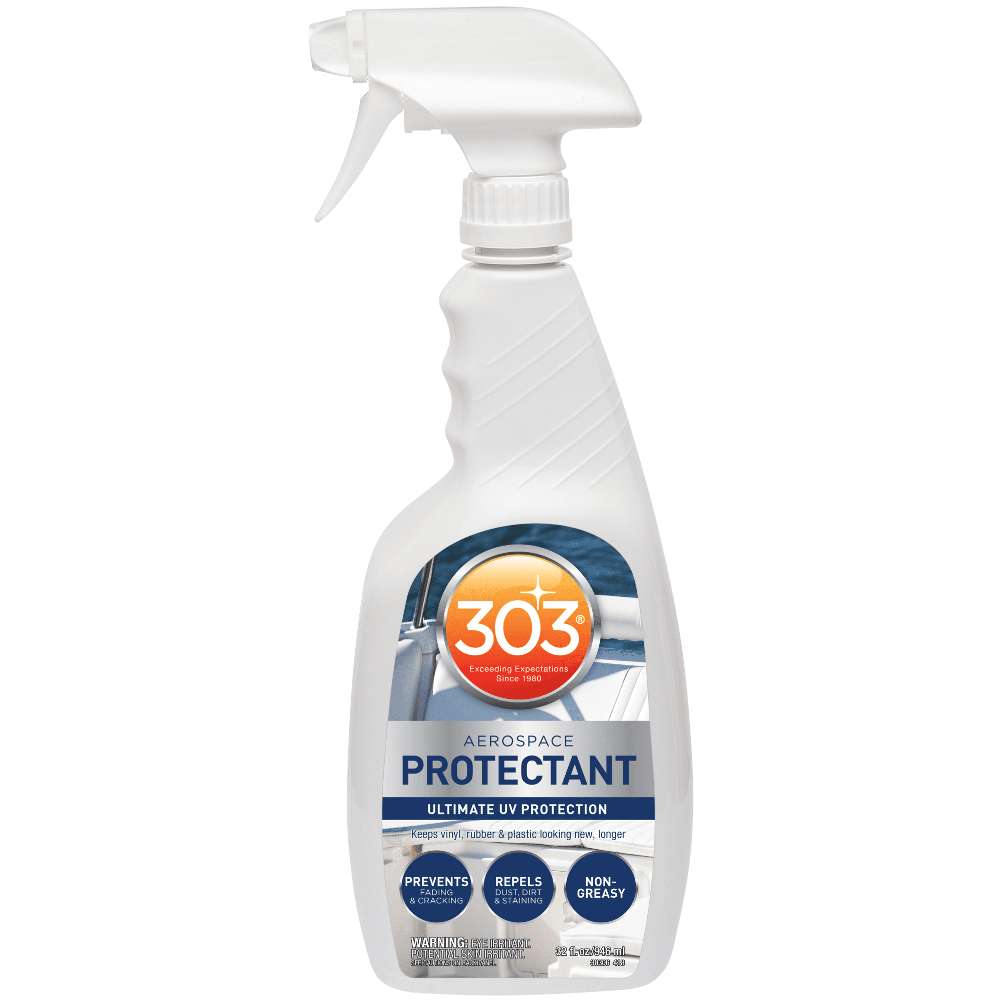 303 Products Aerospace Protectant – UV Protection Spray Cleaner, Repels Dust, Dirt, & Staining, Matte Finish, Restores Like-New Appearance, Outdoor Cleaning Supplies 32 Fl. Oz. (30306)