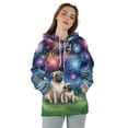 thumbnail image 4 of Happy New Year Pug Family Cheer Winter Midnight Firework All Over Print 3D Hoodie Unisex Merch Hoodies Dog Lover Gifts - 02025, 4 of 6