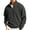 Dark Gray, variant on UDAUDU Mens Quarter Zip Sweatshirt Mock Neck Pullover Long Sleeve Pullover Stretch Lightweight Loose Fit Collared Casual Travel Golf Sweatshirts S