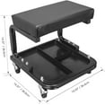 thumbnail image 3 of Torin Rolling Creeper Garage/Shop Seat: Padded Mechanic Stool with Tool Tray Storage, Black,WATR6300B, 3 of 5