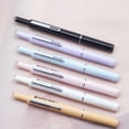 thumbnail image 7 of Retractable Fountain Pen, Fountain Pen Retractable, Clictek Fountain Pen, 0.38mm Black Ink Transparent Barrel Includes 4 Refillable Ink Cartridges, Smooth Writing No Leaking Fine Nib Fountain Pen Set, 7 of 7
