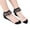 Clear, variant on Women's Ballet Flat Socks Lace Trim Short Stockings Non- Boat Footwear for Casual Comfort White,One Size
