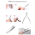 thumbnail image 4 of YIKOOLIN-Juego de manicura para el cuidado de manicura, Kit profesional de cortaúñas, 3 uds., lima de uñas, moldeador, 2 uds., separador de dedos, 4 of 5