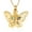 Gold, variant on Abalone Shell Butterfly Urn Necklace for Ashes Animal Cremation Jewelry Keepsake Memorial Pendant Jewelry for Women Men Memorial Gifts