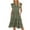 🌴Army Green🌴, variant on Fartey Summer Dresses for Women 2025 Elegant Ruffle Sleeve V Neck Midi Dress Fashion Casual Fit Flowy Tiered Boho Beach Vacation Sundress Army Green L