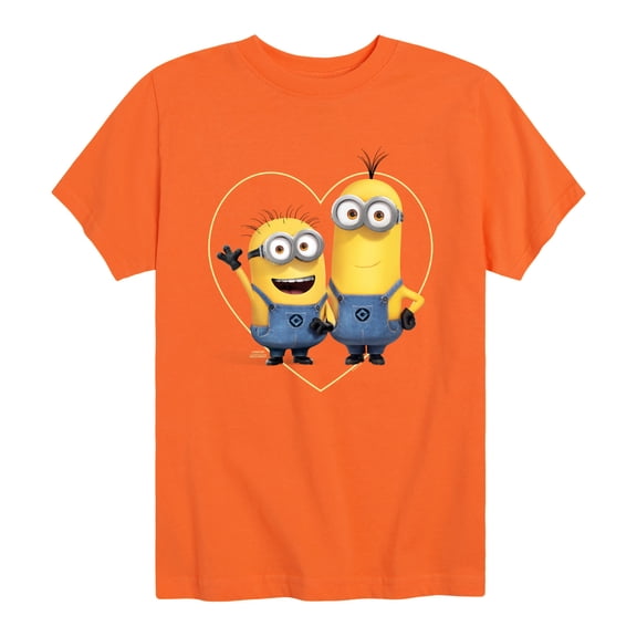 Despicable Me - Minions Heart Boys' Short Sleeve Graphic T-Shirt