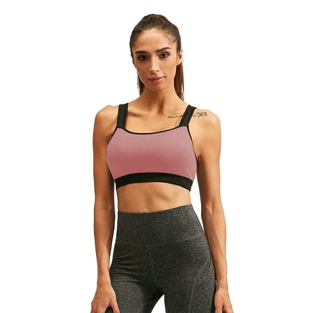 

Fitness Women Yoga Bras Tank Padded Workout Vest Backless Racerback Color Running Gym Push Up Sport Brassiere