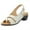 White, variant on Womens Peep Toe Pumps Shoes Fashion Slingback Walking Shoes Ankle Strap Casual Summer Sandals