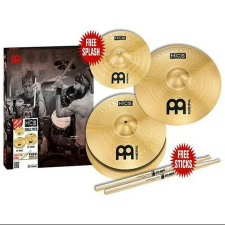 Meinl Cymbals HCS Three for Free Cymbal Pack with Free (Best Mid Range Cymbal Pack)