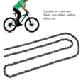 thumbnail image 3 of Bicycle Chain, 9 Speed Bike Chain Medium Carbon Steel Rustproof  For Mountain Bikes For Folding Bikes, 3 of 8
