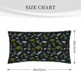 thumbnail image 3 of Disketp Space Rockets Pillowcase, Queen Size Pillow Cases for Bedroom,Office,Sofa, Pillow Cover with Envelope Closure - 20x36in, 3 of 7