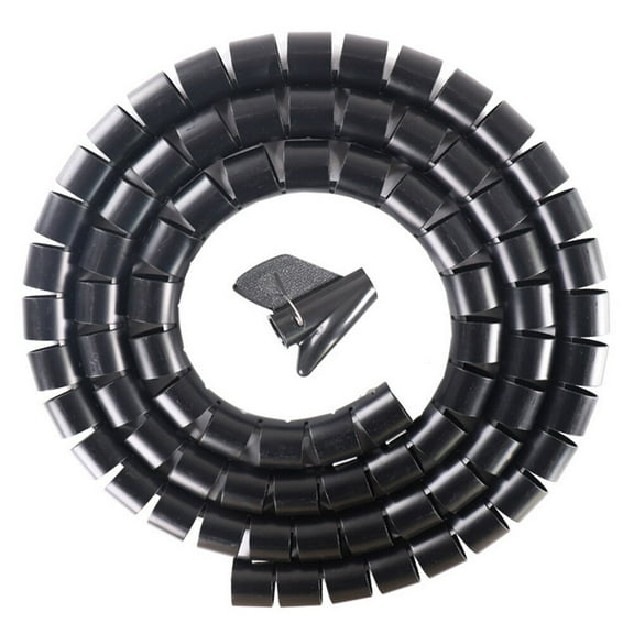 1 Set 10m Cable Sleeve Spiral Cable Wrap Coiled Tube Sleeve Wire Organizer
