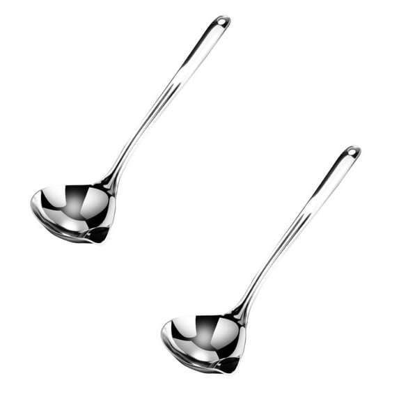 Clearance Cooking Utensils under $7 Small Drizzle Spoon 2 Ounce Stainless Saucier Soup Spoon For Spooning Gravies