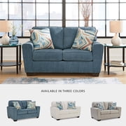 Signature Design by Ashley Cashton Blue Loveseat