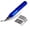 Blue plus 10 blades, variant on MOMOJIA Handheld Edges Trimmer RB3000 Metal Hand Burr Deburring With Sharpness Cutter Pieces Suitable For School Workshop Needs