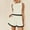 Beige, variant on Women's 2 Piece Beach Vacation Outfits Casual Cropped Tank Top High Waist Shorts Set Tracksuit Jag Swimwear Womens plus Swim Skirt Big Girls Board Shorts Top Bathing Suits for Women Women plus