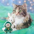 thumbnail image 4 of Juguetes de muñecos de peluche de gatos navideños con juguetes interactivos para masticar mascotas Catnip (muñeco de Navidad) Ehuebsd Para estrenar, 4 of 6