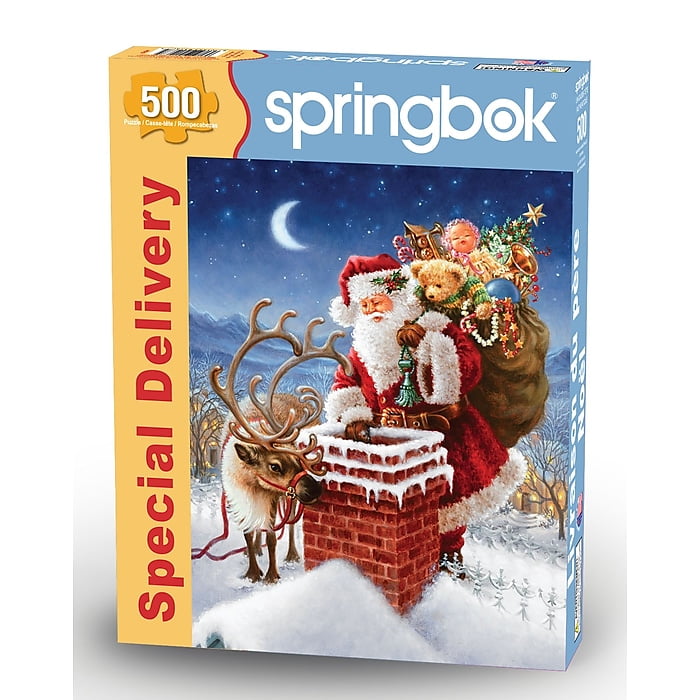 Springbok's 500 Piece Jigsaw Puzzle Snow Place Like Home - Made in USA