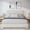 Cream, variant on 4 Ever King Bed Frame, Upholstered Platform with Unique Headboard, Cream