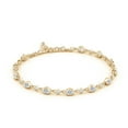 thumbnail image 2 of ANGARA Alternating & Lab Grown Diamond Tennis Bracelet for Women in 14K Yellow Gold (Size-4x3mm| Color-F-G| Clarity-VS) | Anniversary, Jewelry Gift for Women | Lab-Grown Diamond Bracelet, 2 of 7