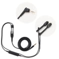 thumbnail image 3 of Cable trenzado para auriculares compatible con SE215, SE425, SE535, SE846, UE900 (negro con micrófono), 3 of 12