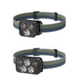 thumbnail image 3 of Injueey Linterna frontal con carga USB, portátil, para ciclismo nocturno, equitación, senderismo, pesca, linterna de cabeza, lámpara de iluminación Iluminación y accesorios 5 cabezas Injueey HA073740-02, 3 of 6