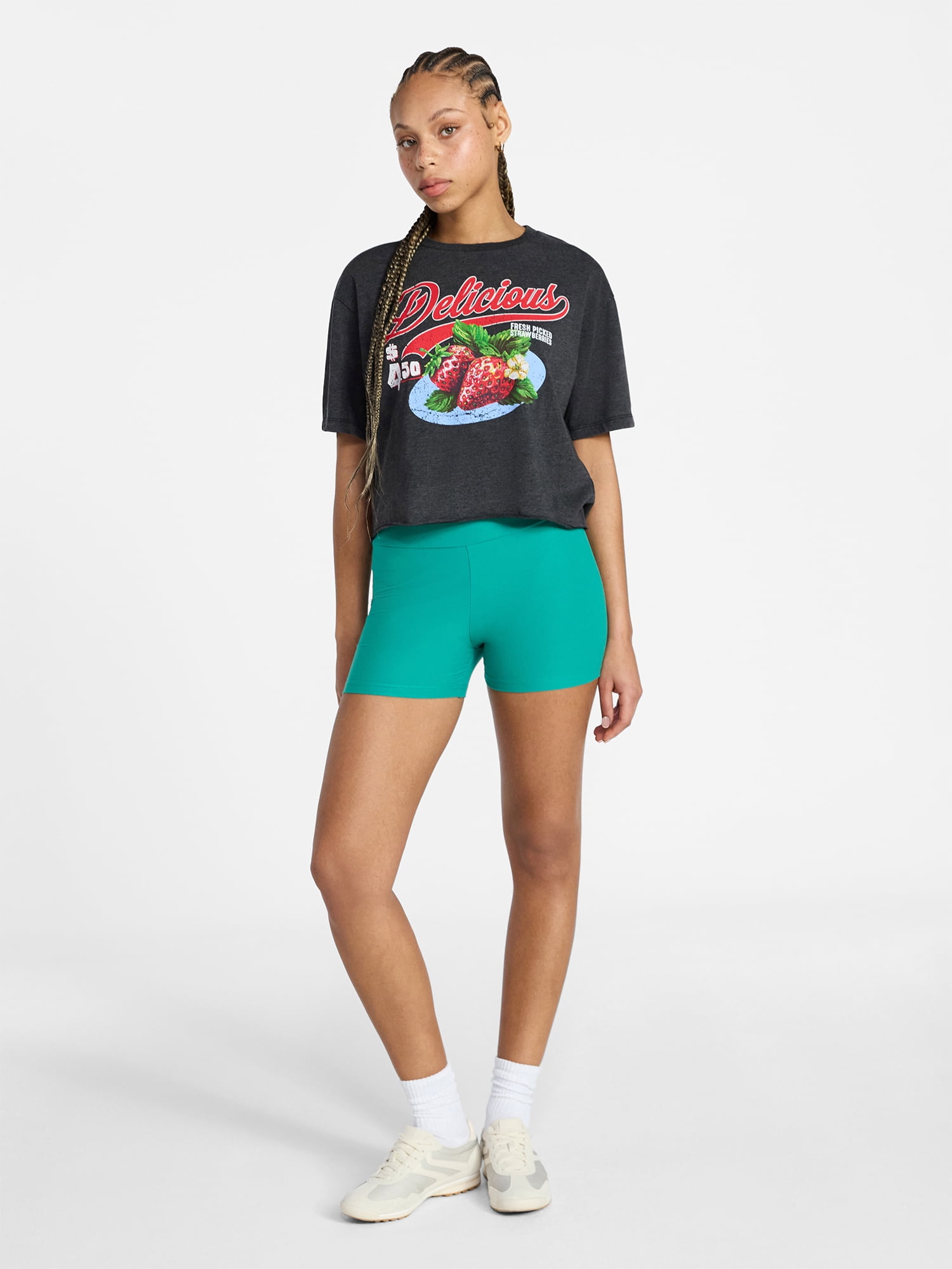 No Boundaries Shorty Shorts, 3'' Inseam, Women's XXS/XS-XXL/1X