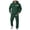 Vert Foncé, variante sur Ketyyh-chn99 Ensemble de Survêtement 2 Pcs pour Hommes Hommes Femmes Automne Hiver Mode Décontractée Chandail Pantalon Survêtement Taille pour S, Orange