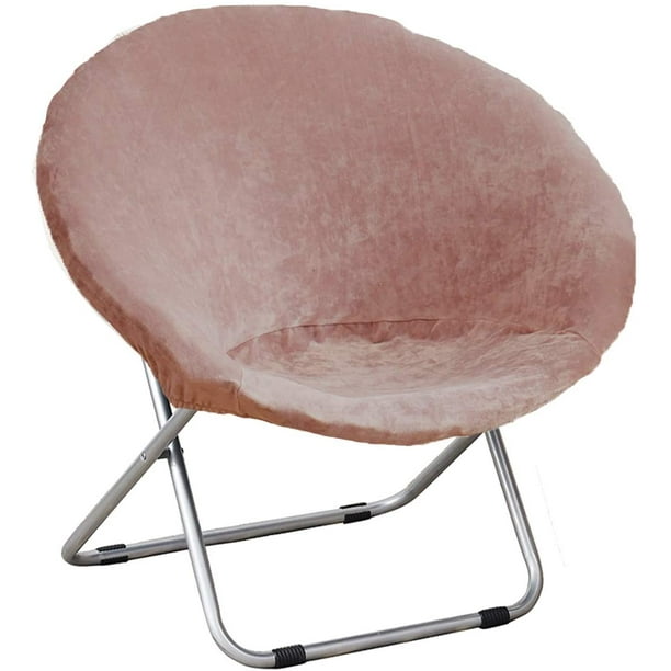 Stretch Velvet Saucer Chair Slipcover, Velvet Moon Chair Covers,Soft