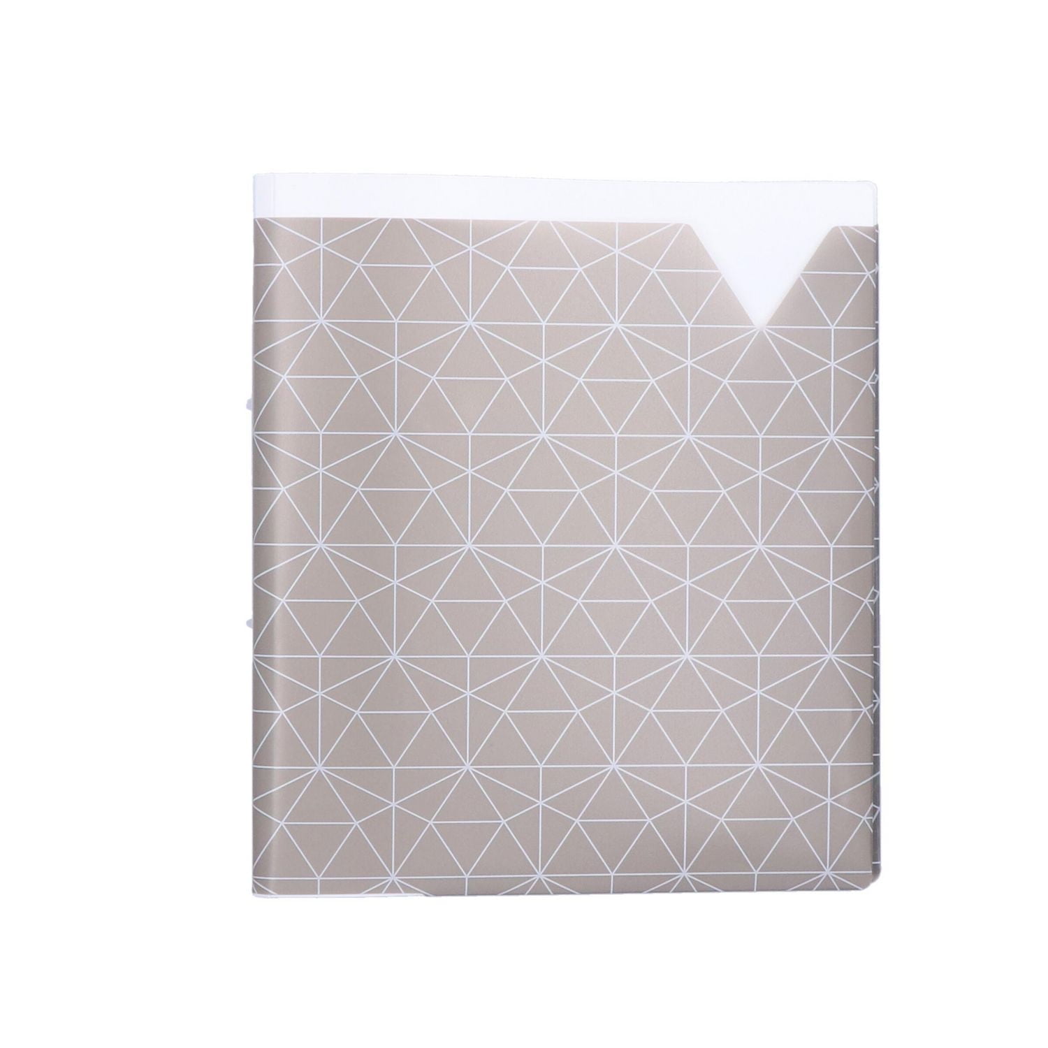 Pen+Gear 1" Poly Ring Binder Pocket, Grey