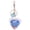 Navy, variant on YYKihy Cute Keychain Women Acrylic Love Shape Star Sequin Rose Ring Holder Key Chains