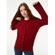 Free Assembly Women's Long Sleeve V-Neck Long Cardigan