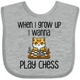 thumbnail image 3 of Inktastic Future Chess Player Boys or Girls Baby Bib, 3 of 4