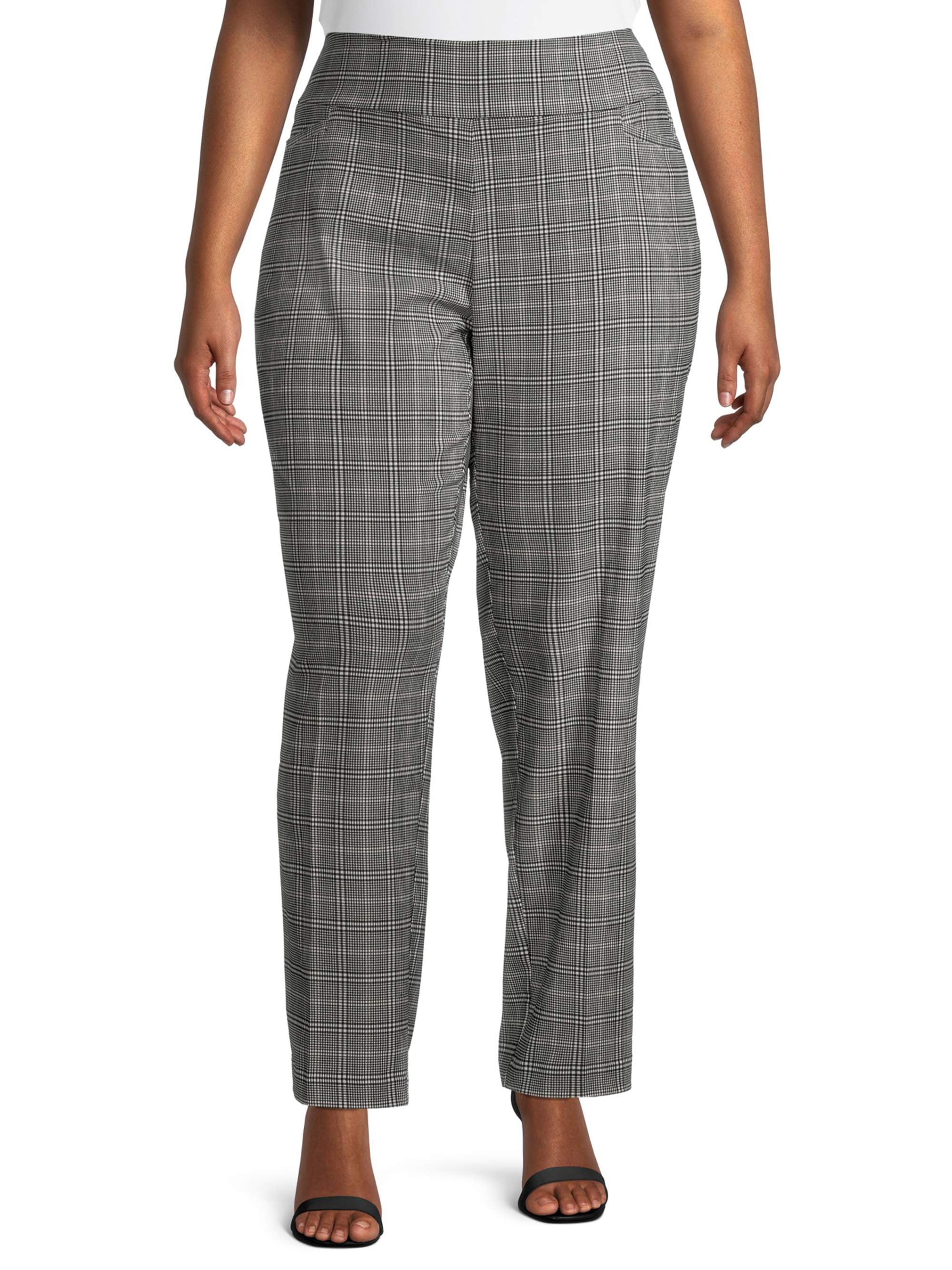 women's plus size straight leg dress pants