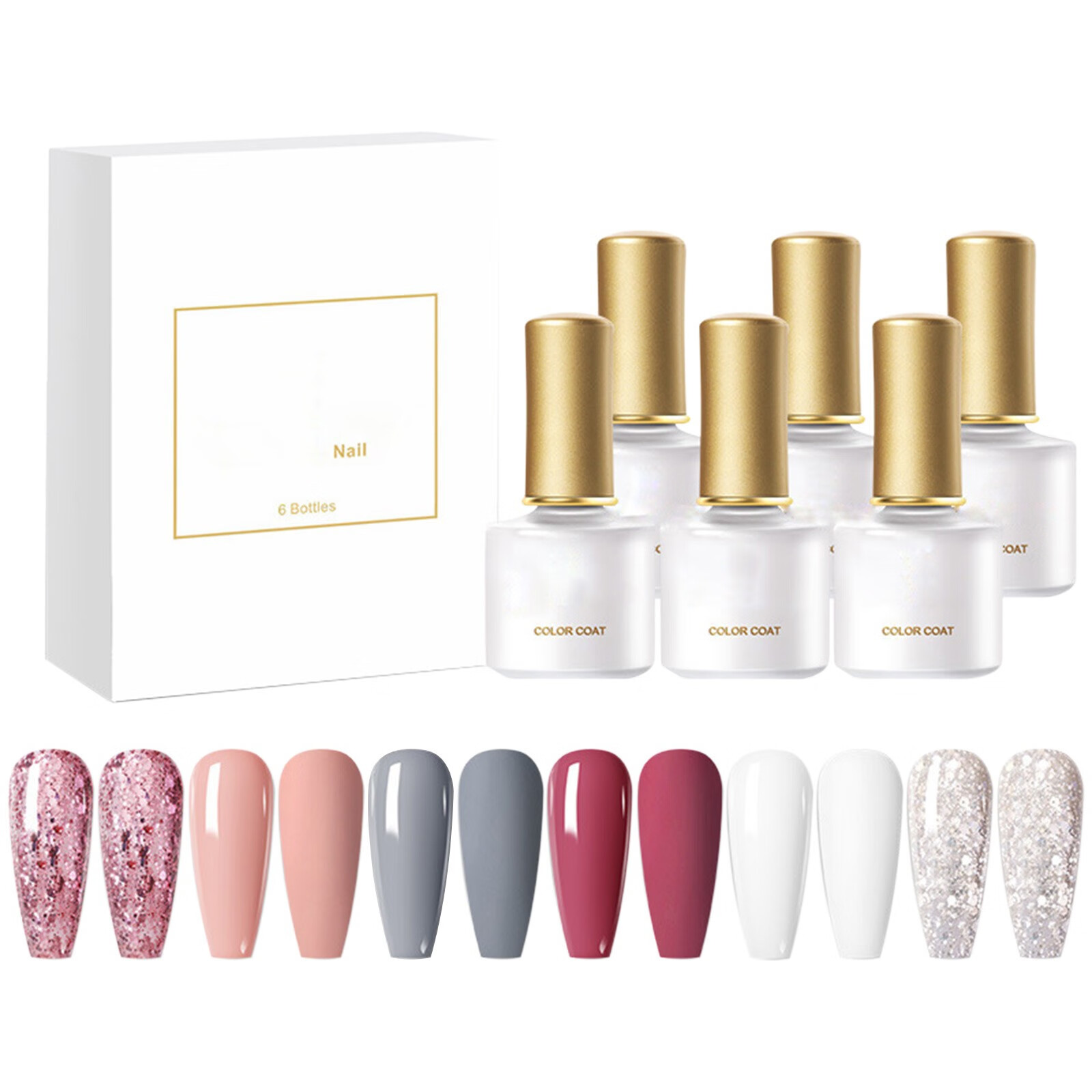 Nail Polish 6 Colors Nail Polish Sets Autumn And Winter Color Gradients