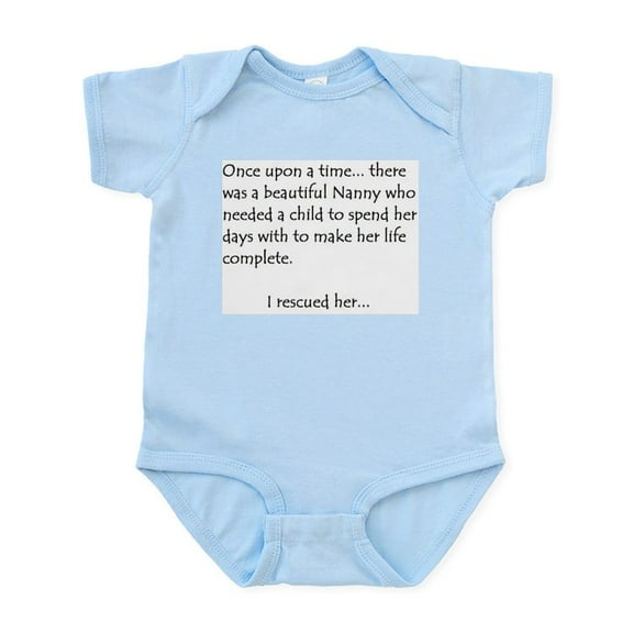 CafePress - THE STORY OF NANNY Infant Creeper - Baby Light Bodysuit, Size Newborn - 24 Months