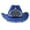 Blue, variant on KANG Cowboy Hat With Sequins For Party Holiday Celebration Western Style Headwear