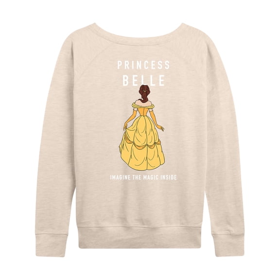 Disney Princess - Princess Belle - Women's Lightweight French Terry Long Sleeve Shirt
