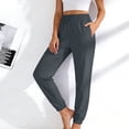 thumbnail image 5 of Beeswan Pants for Women Stretchactive Lightweight Breathable Quick Dry Casual Pants Comfy Fit Athletic Sports Pants Dark Gray M, 5 of 6