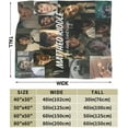 thumbnail image 4 of Benjamins Actor Deadlys Class Mattheo Riddle Wadsworths Blanket Soft and Comfortable Flannel Blanket for Sofa Office Camping Travel Home Decor Cozy Plush Beach Blanket Gift 40x50 in, 4 of 6
