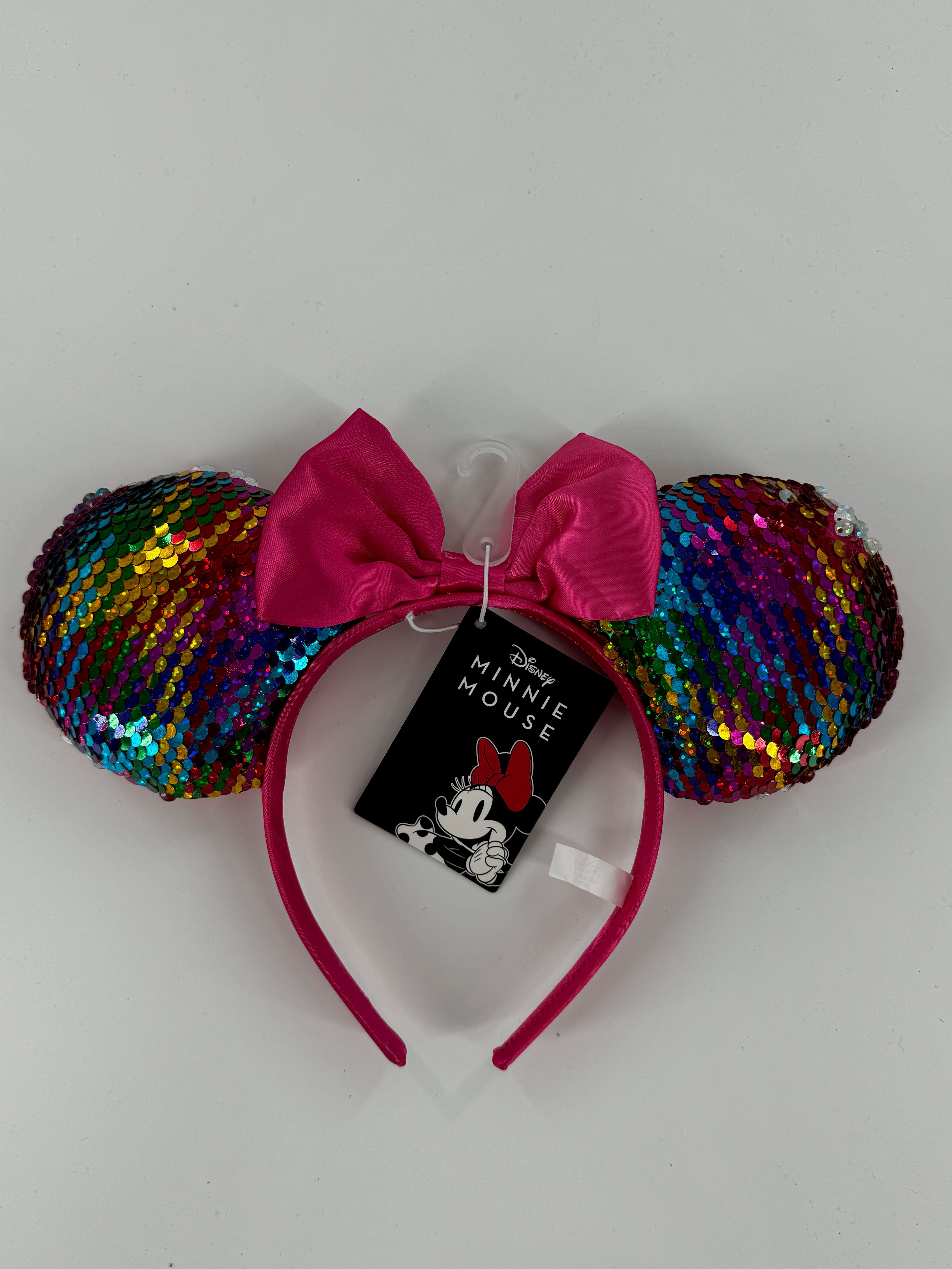 Disney Minnie Mouse Rainbow Sequins Ears