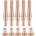 thumbnail image 3 of Gamvdout 5Pcs 9-8215 Plasma Cutter Torch Electrode 9-8210 Nozzle Replacement Tool Set Welding nozzle, 3 of 3