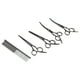 thumbnail image 3 of 7 Piezas Kit de Tijeras para Mascotas Profesionales de Acero Inoxidable para Gatos y Perros Maquina para Cortar Pelo de Perro Tijera para Perros Ecomeon no, 3 of 4