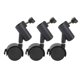 thumbnail image 1 of 3pcs Light Stand Wheels with Brake 16MM 360° Rotating Quiet Easy to Install Tripod Swivel Casters for Live Photography, 1 of 4