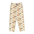 thumbnail image 4 of Naloa Dachshund Print Women’s Ultra-Soft Comfy Pajama Lounge Pants with Pockets & Drawstring, 4 of 8
