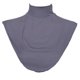 thumbnail image 1 of Mujeres Hijab Colr Mock Blusa Colr Versátil Camisa De Vestir Suéter Colr Decorativo - gris, Única Sunnimix cuello de dickey cuello alto, 1 of 8