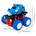 thumbnail image 4 of Four-wheel Drive Inertial Off-road Vehicle Stunt Model Inertia SUV Friction Power Car Toy for Children Boy Anti-drop Pull Back Car, 4 of 9