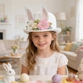 thumbnail image 6 of Lunxisen 2 Pcs Easter Bunny Ears Hat Fluffy Cute Performance Party Decoration Cosplay Costume Accessory, 6 of 9
