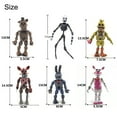thumbnail image 3 of 6Pcs/set PVC Five Nights At Freddy's Action Figure FNAF Bonnie Foxy Freddy Fazbear Bear Dolls Toys, 3 of 9
